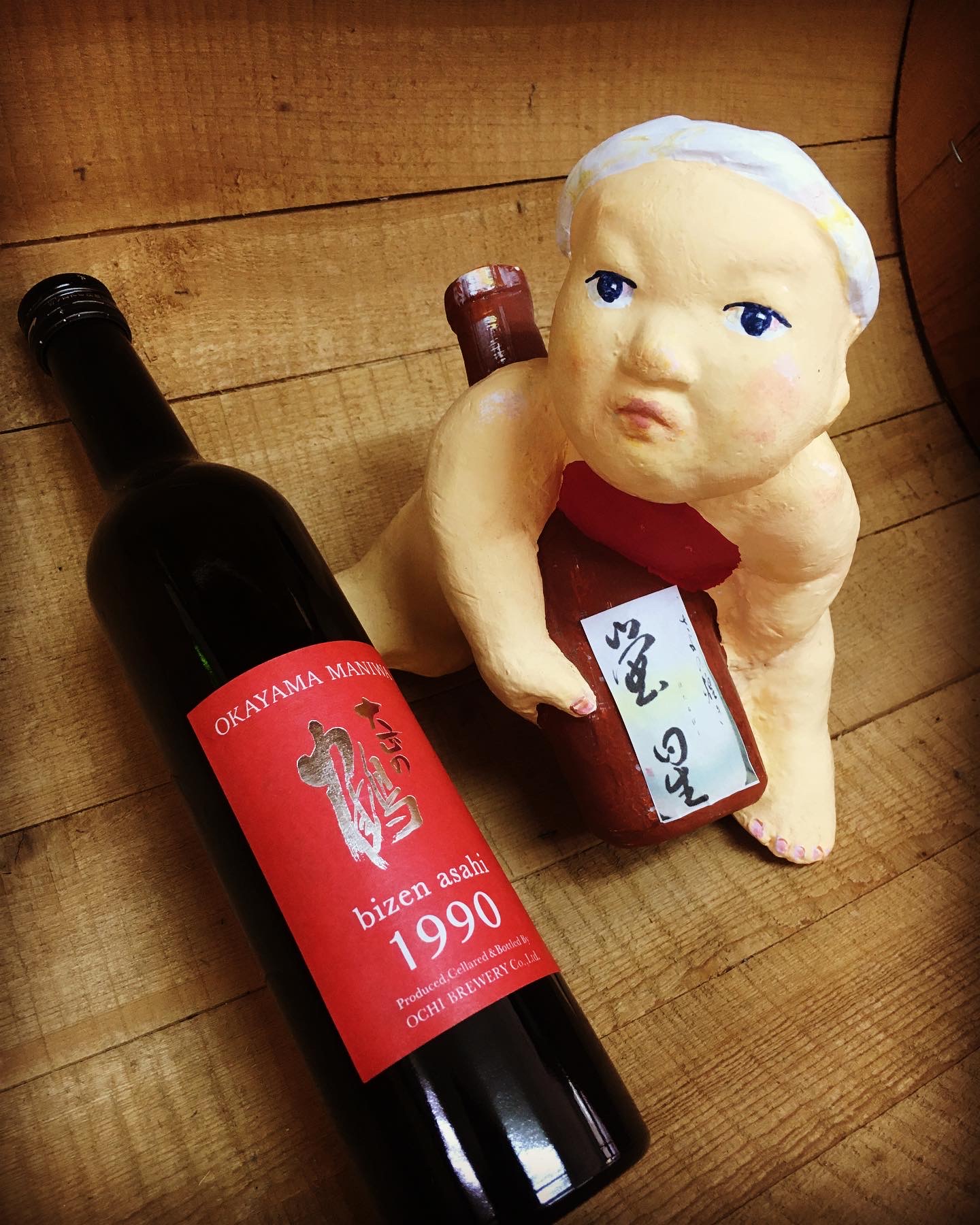 年末年始に呑みたい「古酒」第3弾・・「大正の鶴　大古酒(赤ラベル)1990BY」