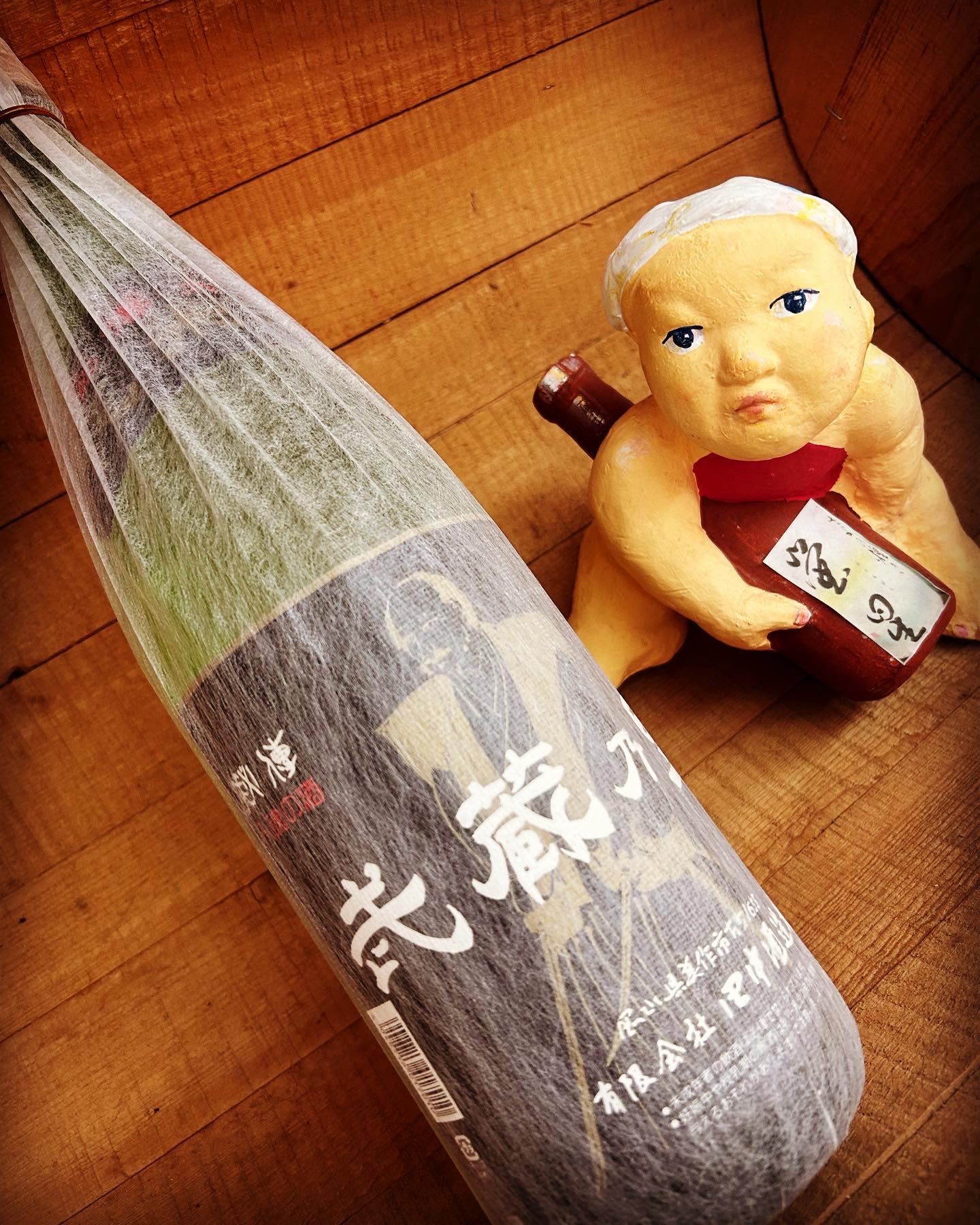 夏の使者「雷」様へ捧ぐ純米燗・・「武蔵の里　純米原酒」