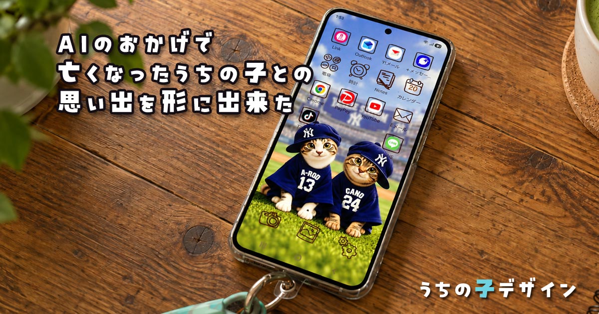 AIに感謝した日 〜亡くなったうちの子を形にしてくれた〜