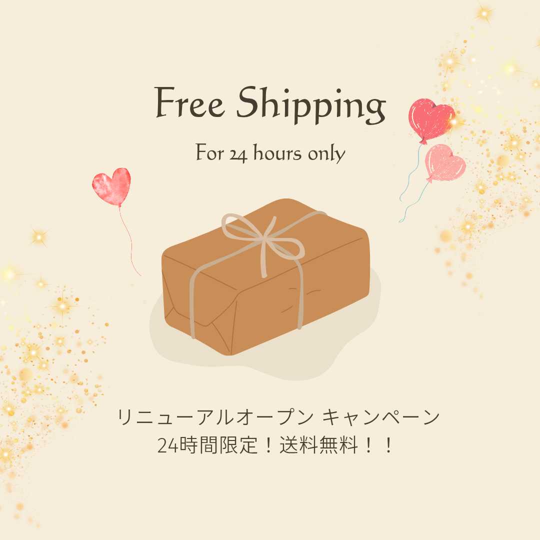 24時間限定!送料無料キャンペーン!!