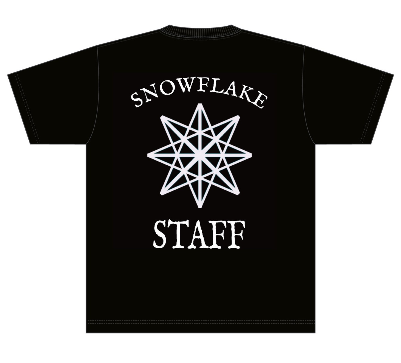 この度は、弊社主催のイベント公式スタッフT シャツに　#snowflake 様のデザインを採用させて