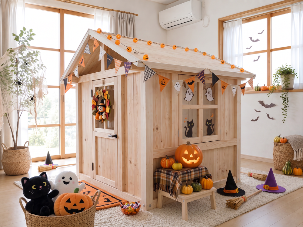 ハロウィン仕様のキッズハウスです!🎃👻