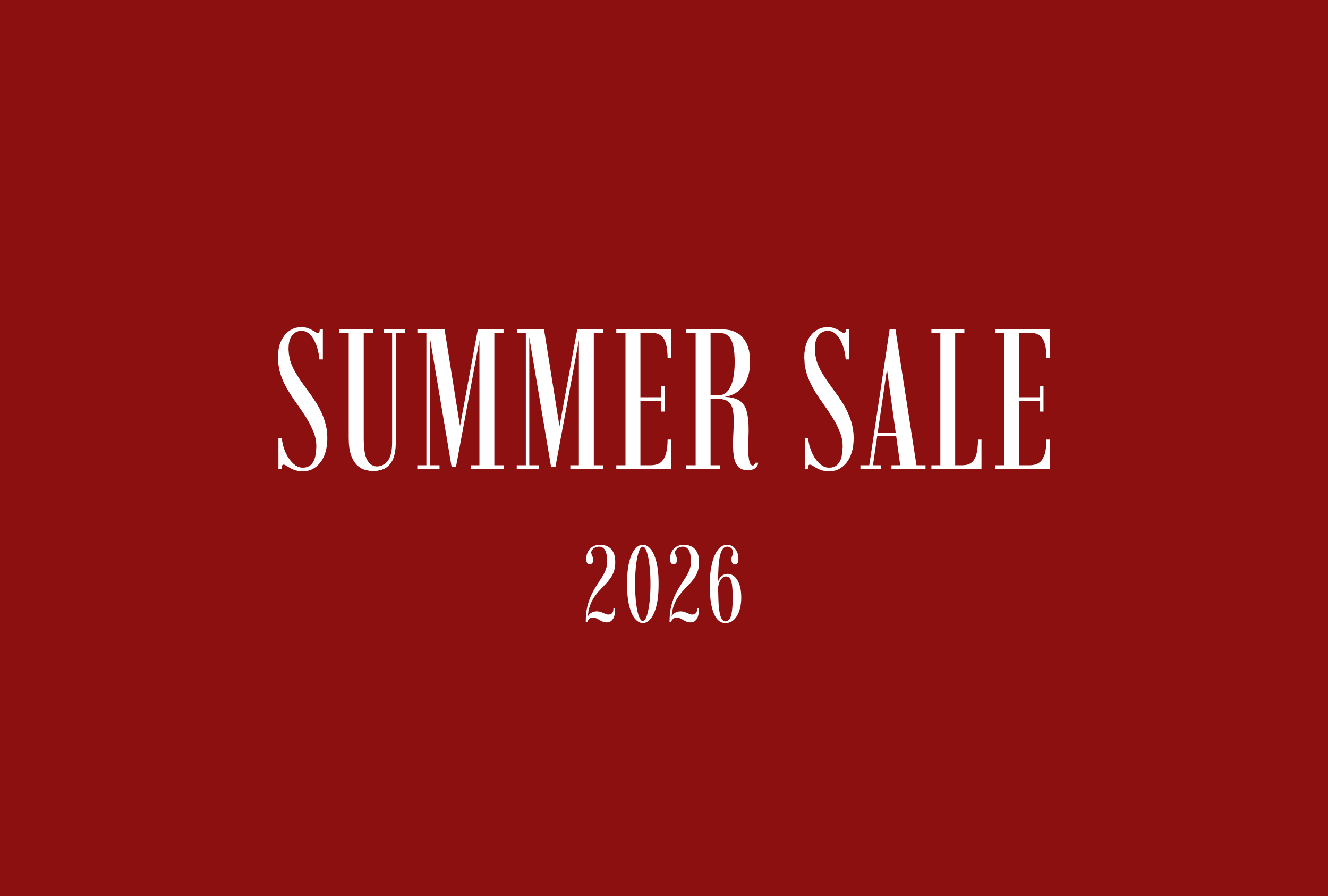 SUMMMER SALE