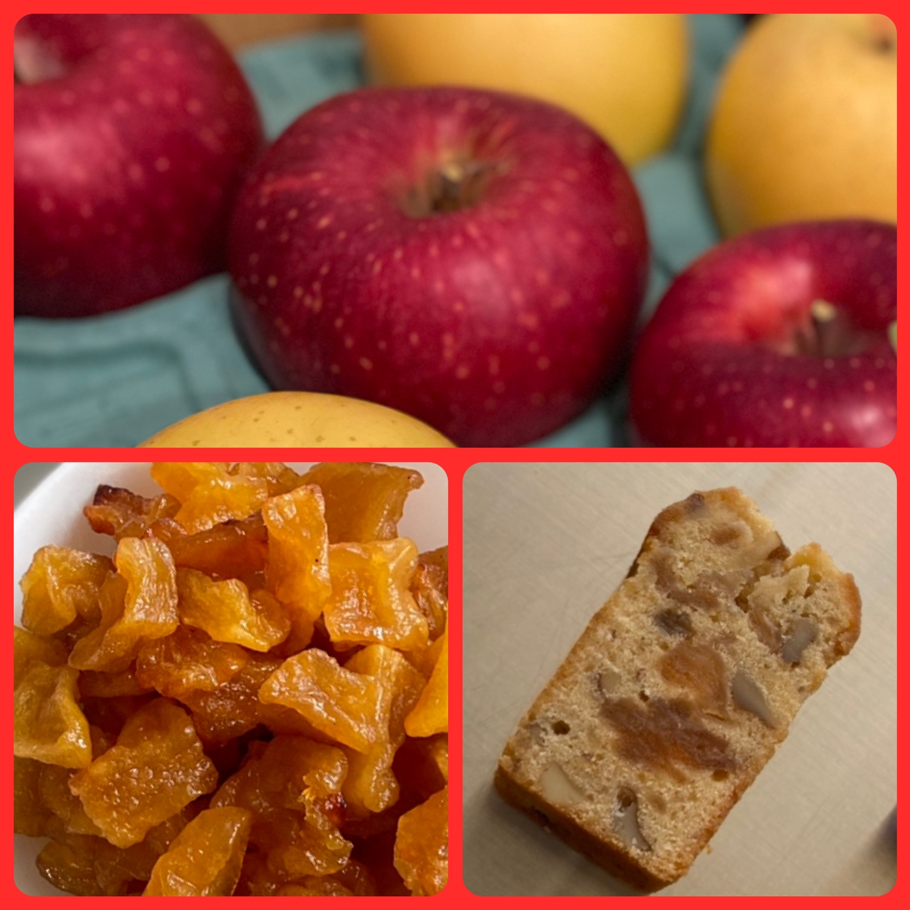 【りんご🍎とシナモンのパウンドケーキ】