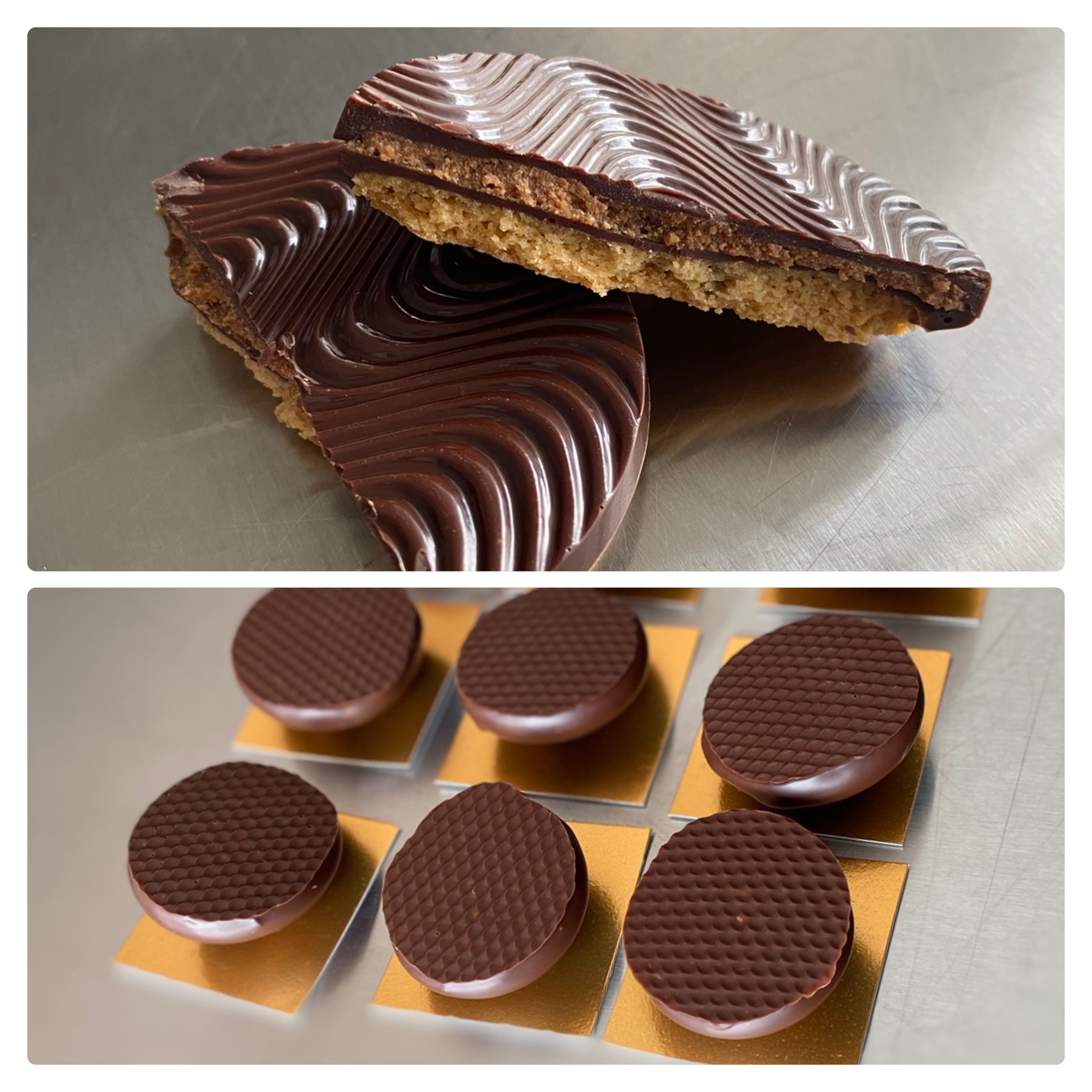 チョコレート菓子の仕込み始めました！！