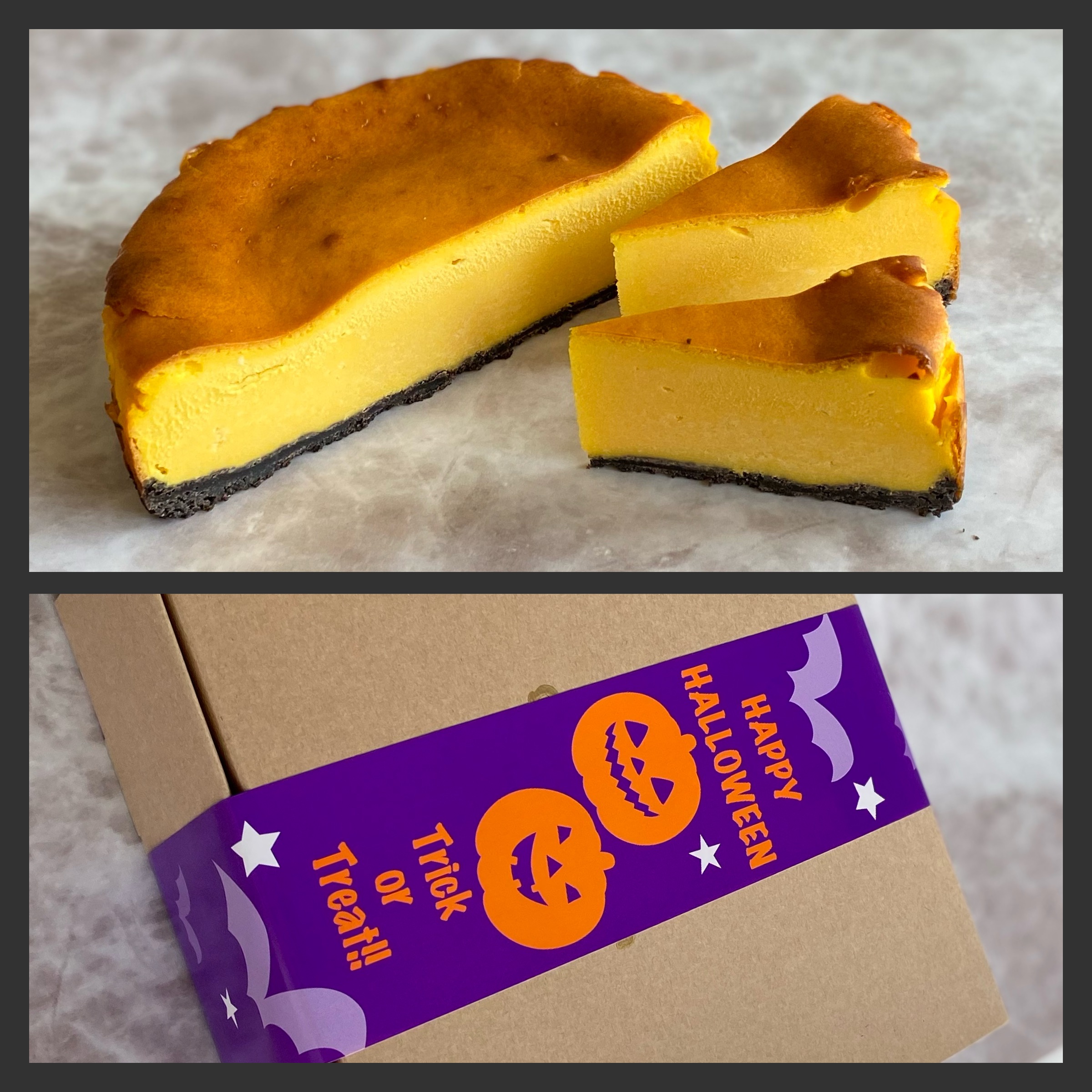【かぼちゃの濃厚チーズケーキ】