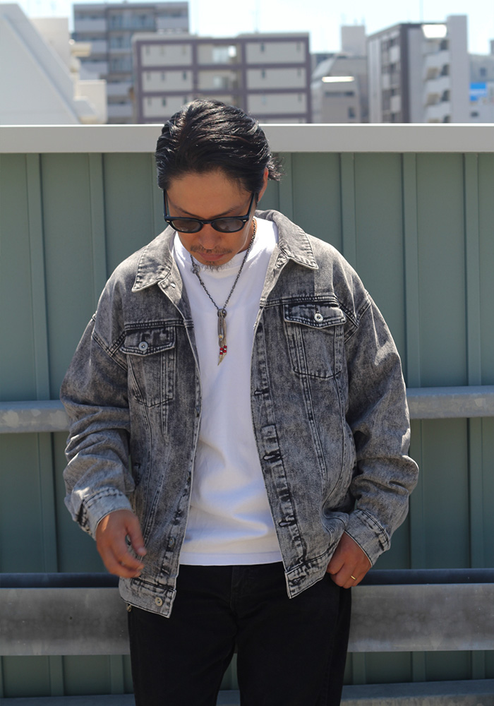 2024 A/W TRWS chemical denim shirt big jacket
