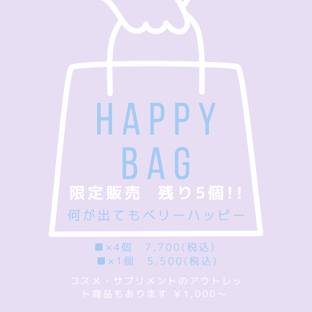 HAPPY BAG 限定販売  無くなり次第終了