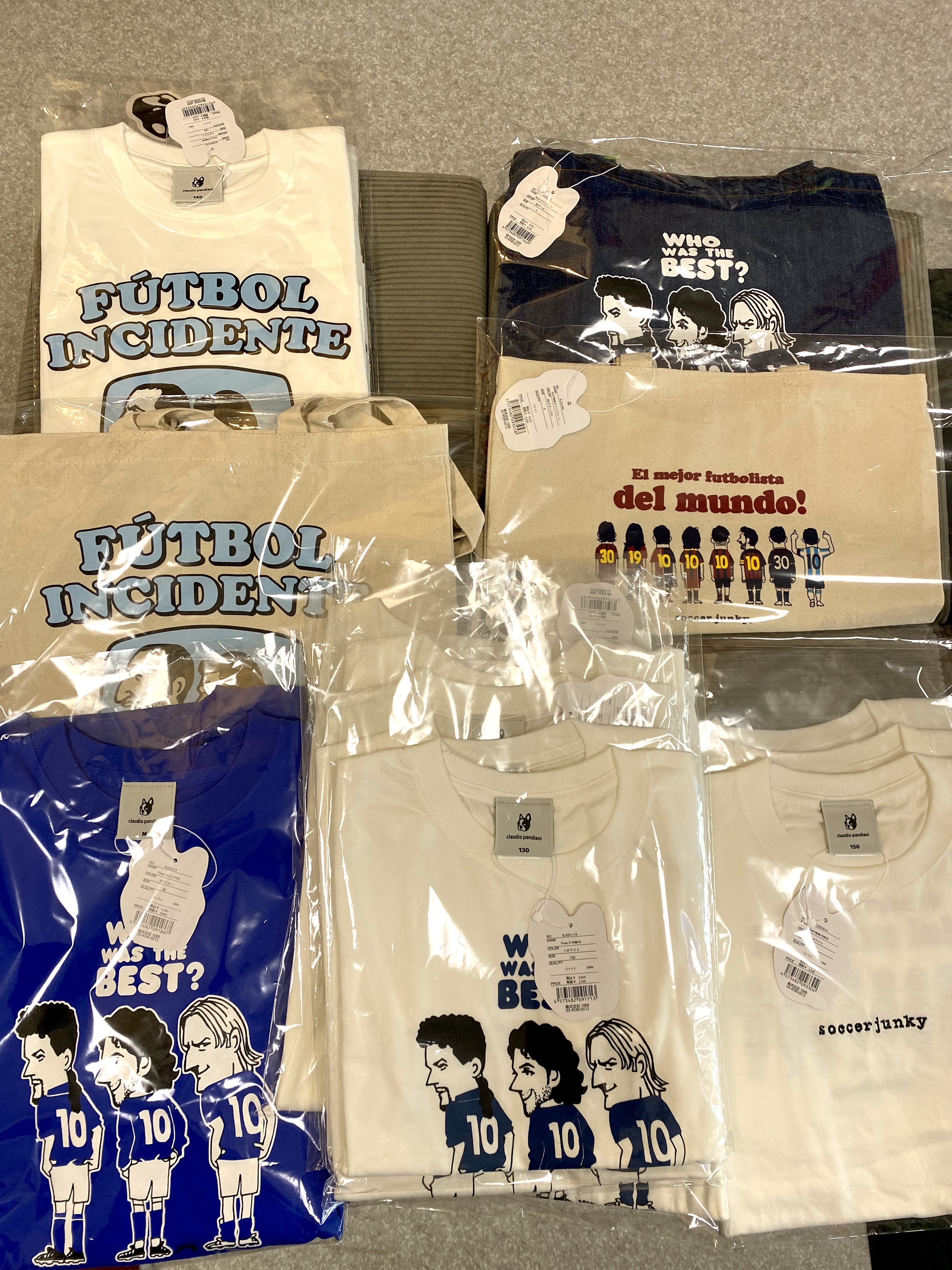 soccer junkey入荷