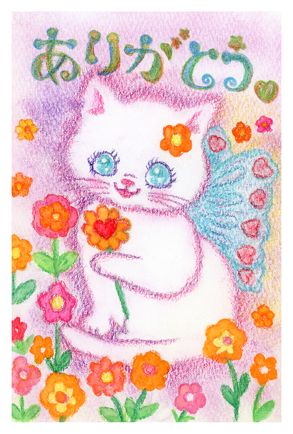 メルティカかード❤️ありがとう❤️⭐️ポストカード⭐️
