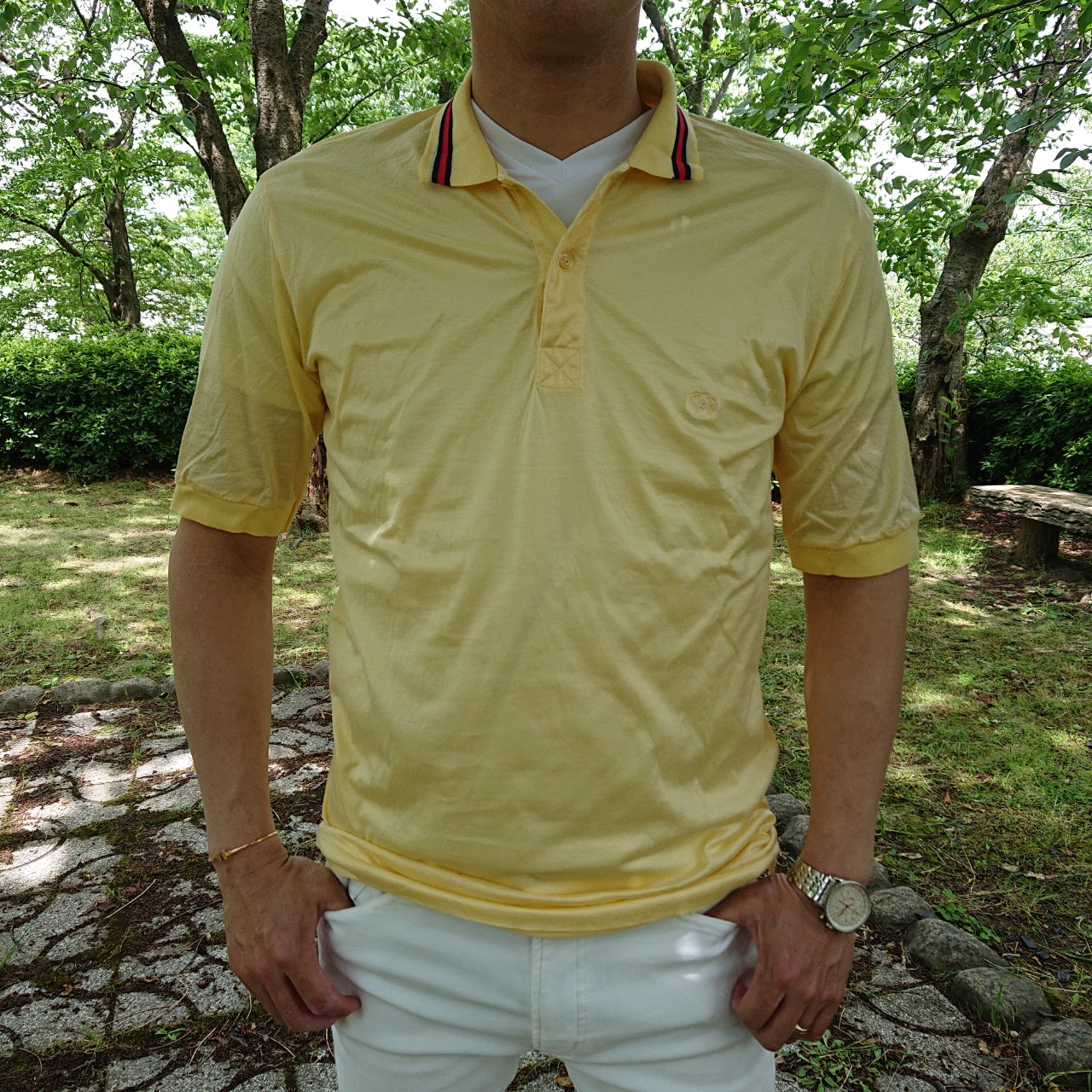 OLD GUCCI シェリーラインポロシャツ