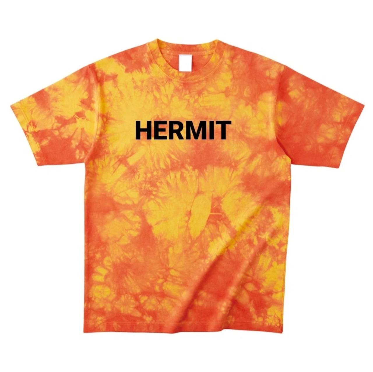 限定 HERMIT BASIC LOGO TIE DYE T-SHIRT
