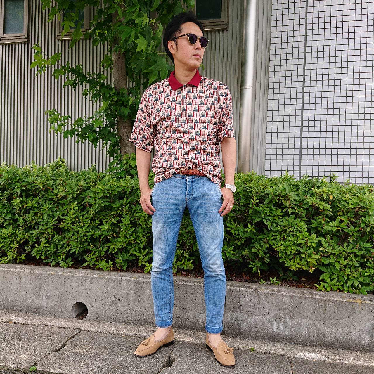 dunhill VINTAGE レトロなポロシャツ