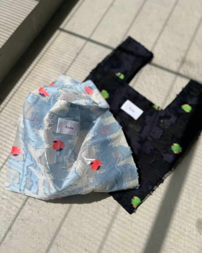日常にさりげない華を添えるArobeオリジナルテキスタイルBAG
