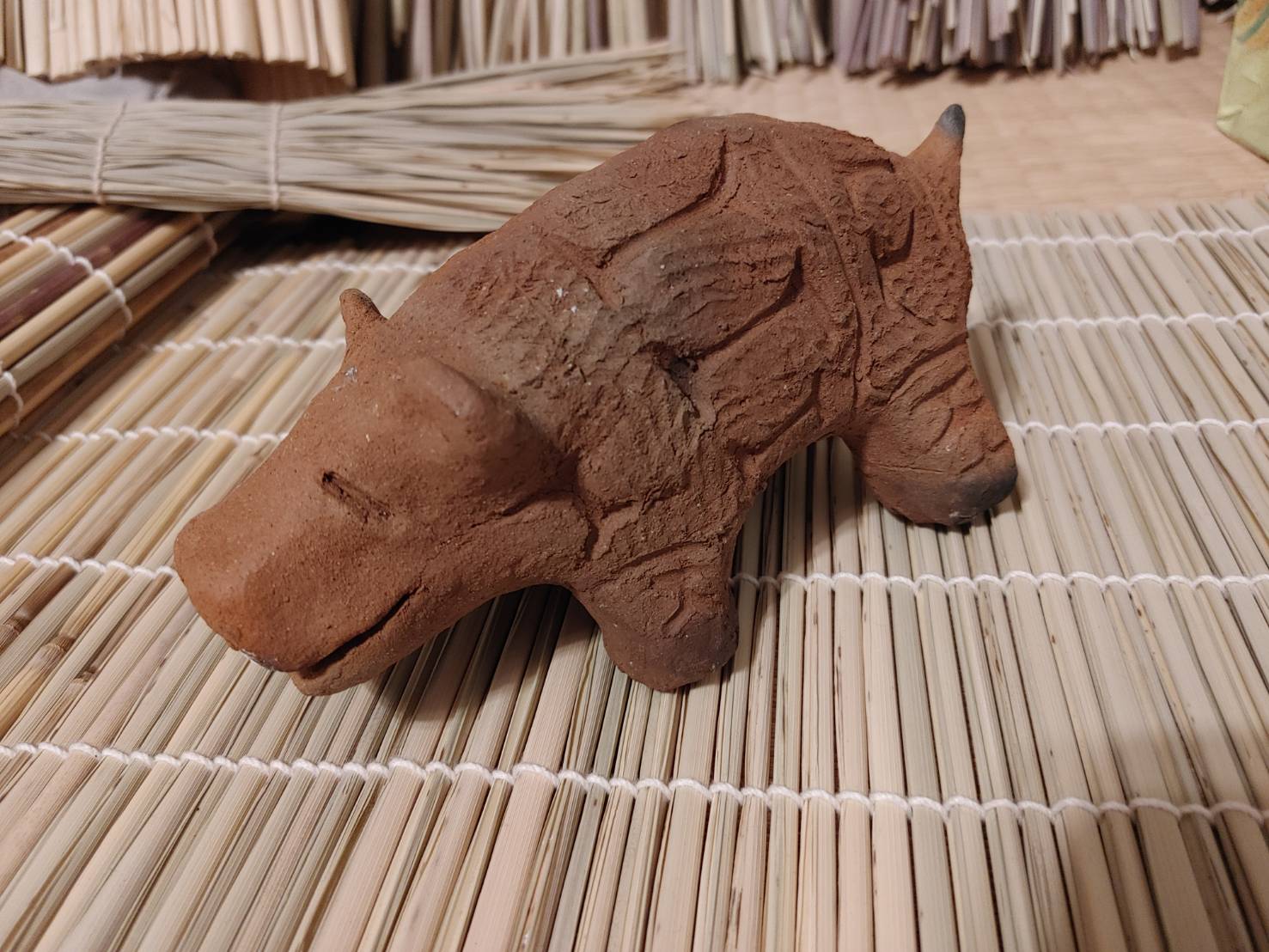 初めての土偶、かわゆいです😊