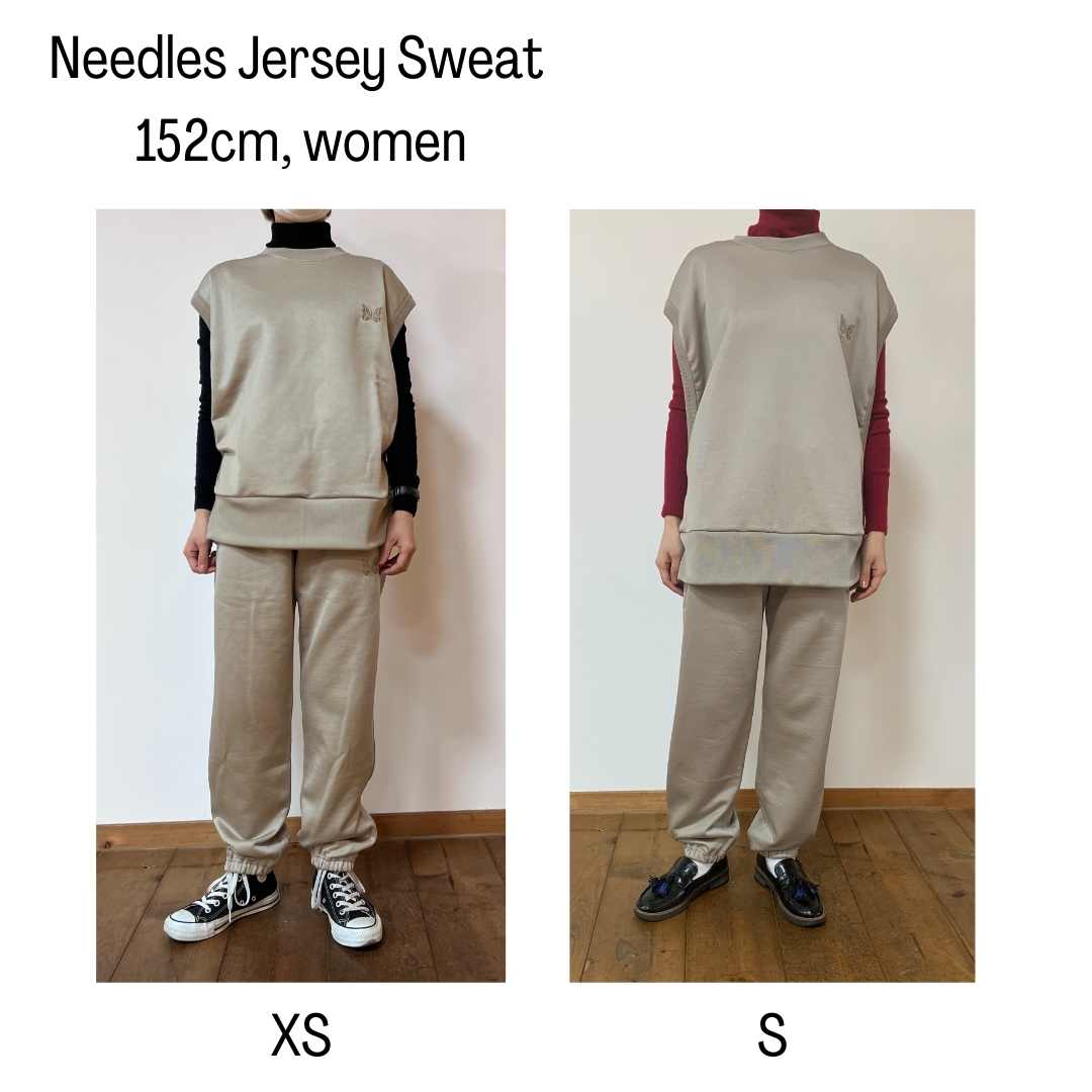 Needles メンズアイテムサイズ感 -Jersey Sweat編-