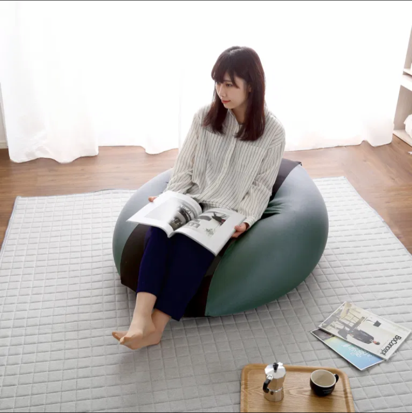 ★Guimauve Neo(ギモーブネオ)ダークカラー キューブ型ビーズクッション★