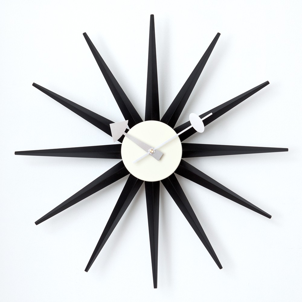 ★ジョージネルソン サンバーストクロック ブラック★