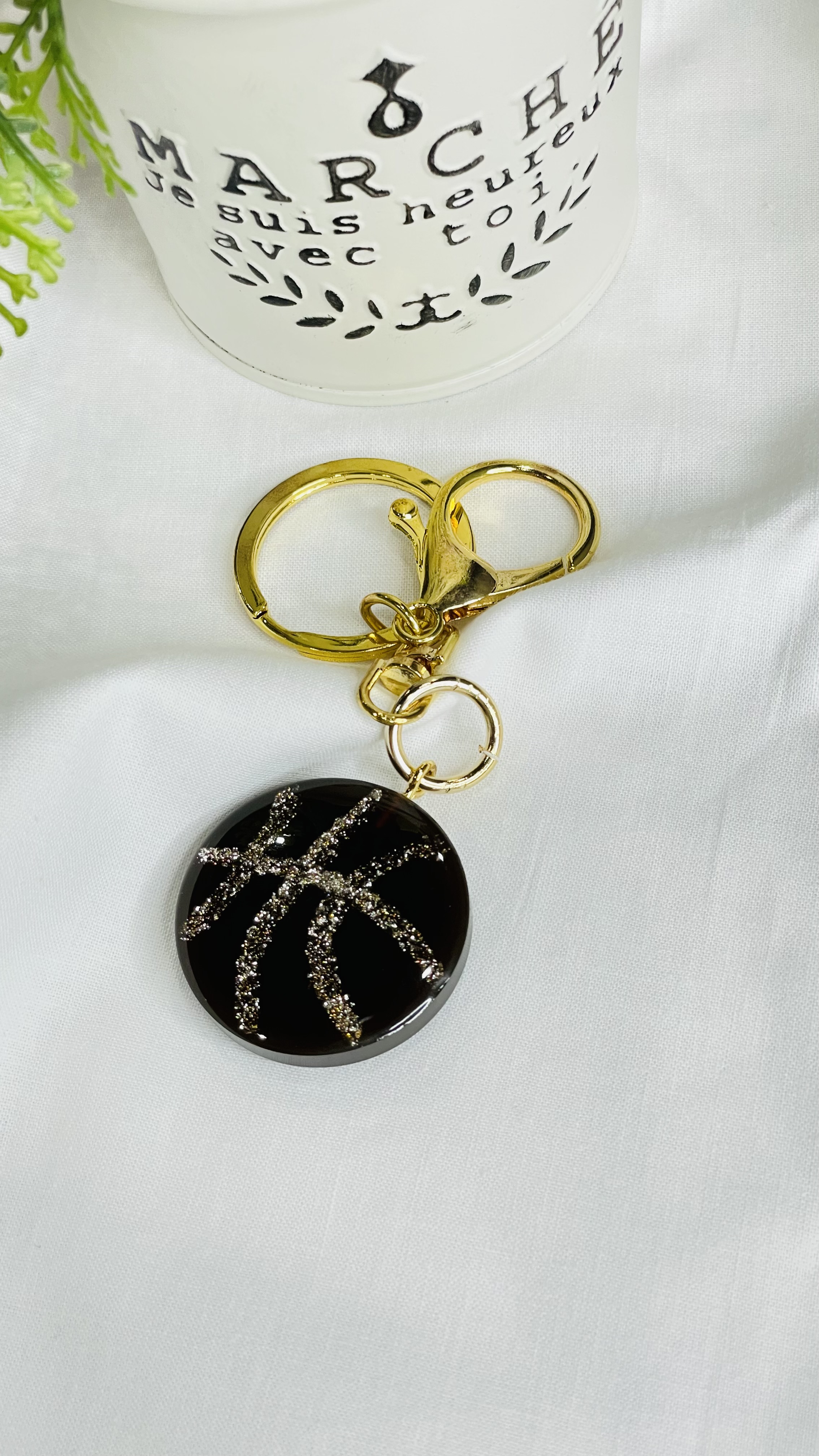 【オーダー品】バスケットボールキーホルダー