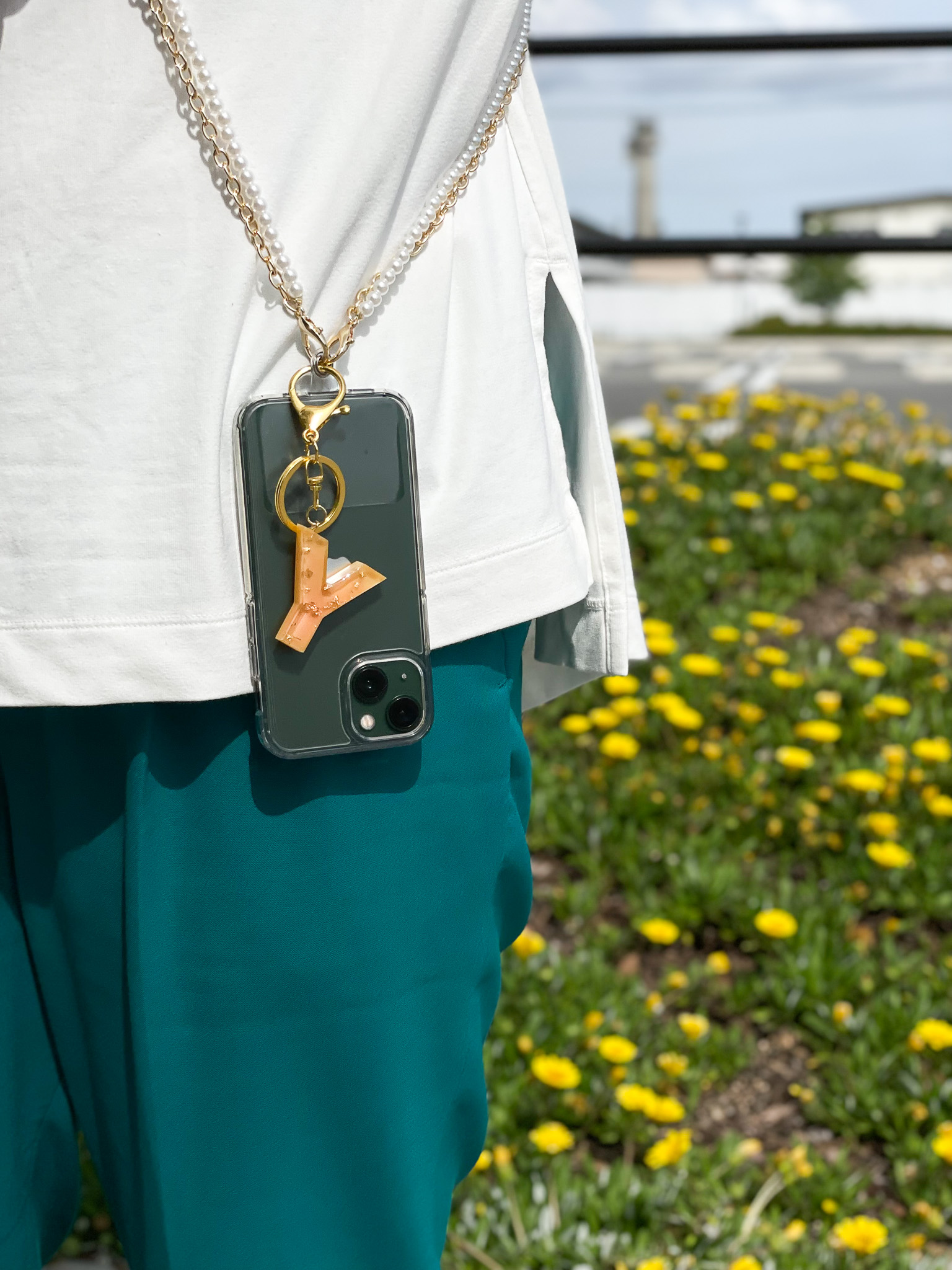 スマホストラップに♪