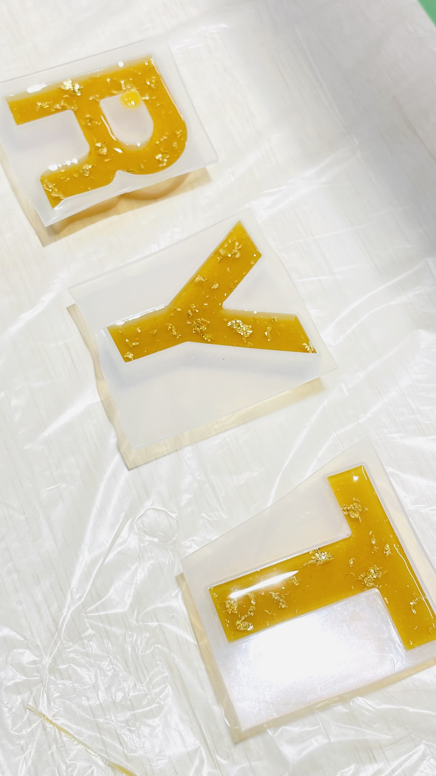 【製作中〜】パンプキンイエローができるまで♪