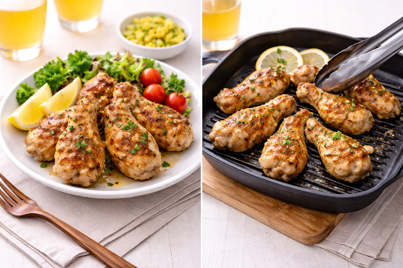 鶏手羽元の塩麹グリル