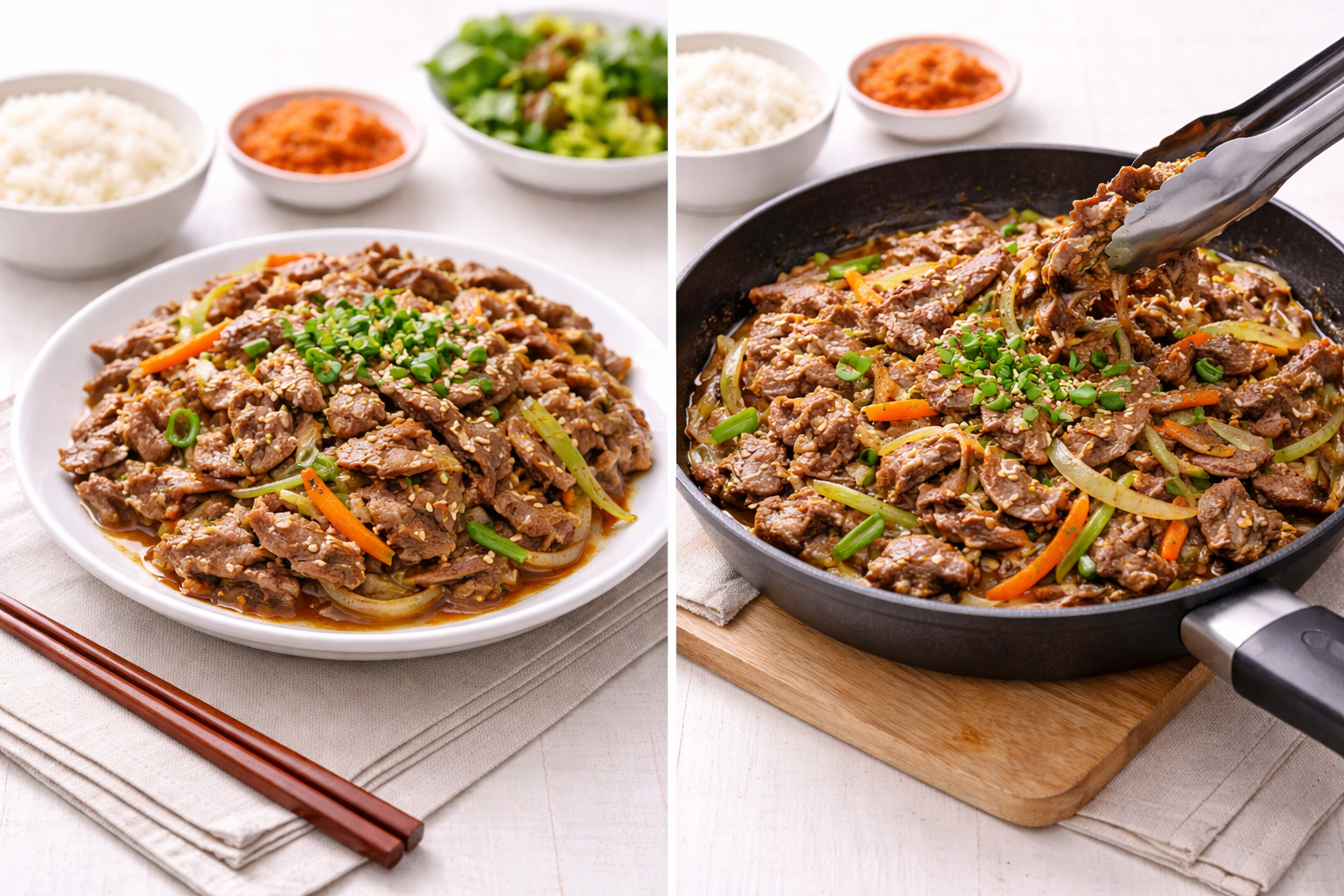 牛焼肉用のプルコギ