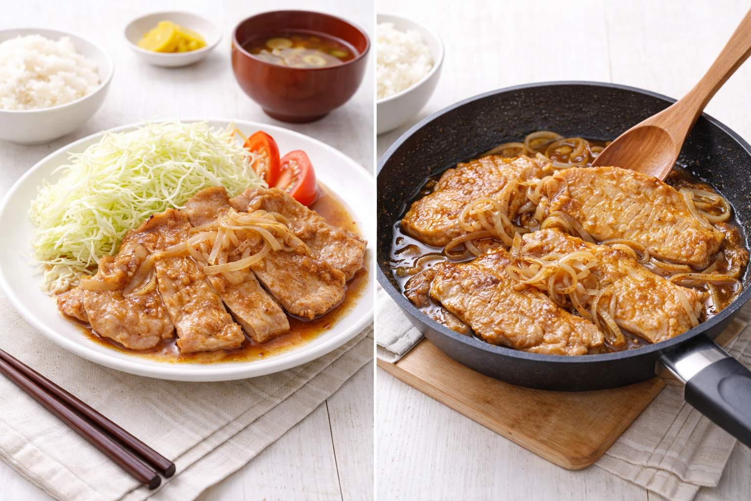 豚ロースの生姜焼き