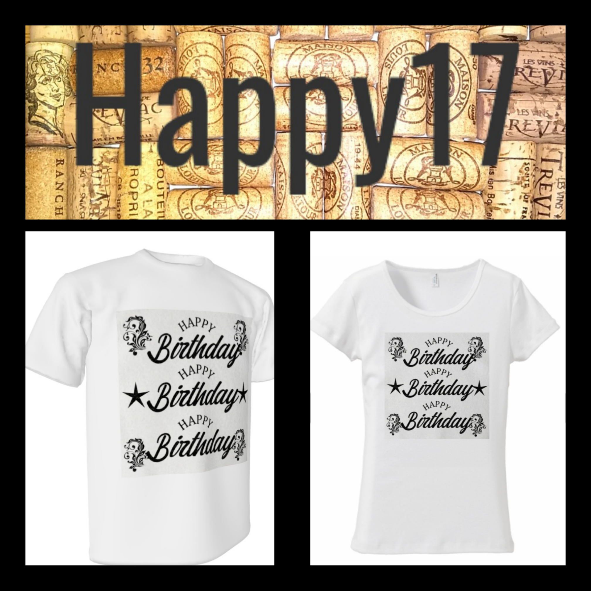 トリプルHappy カップルTシャツ☆