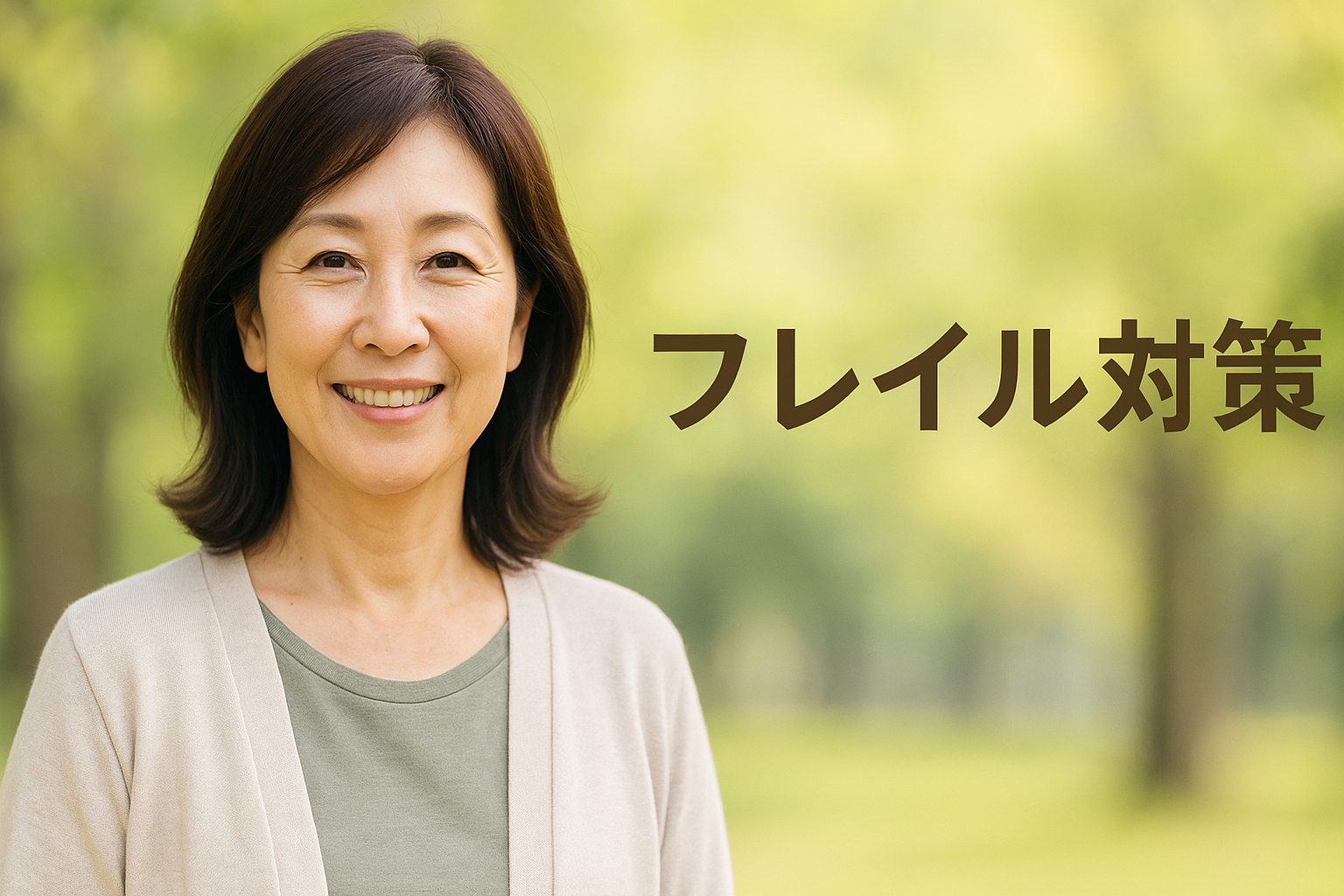 【フレイル対策Part.3】フレイル対策で差がつく未来の健康を守る3つの習慣