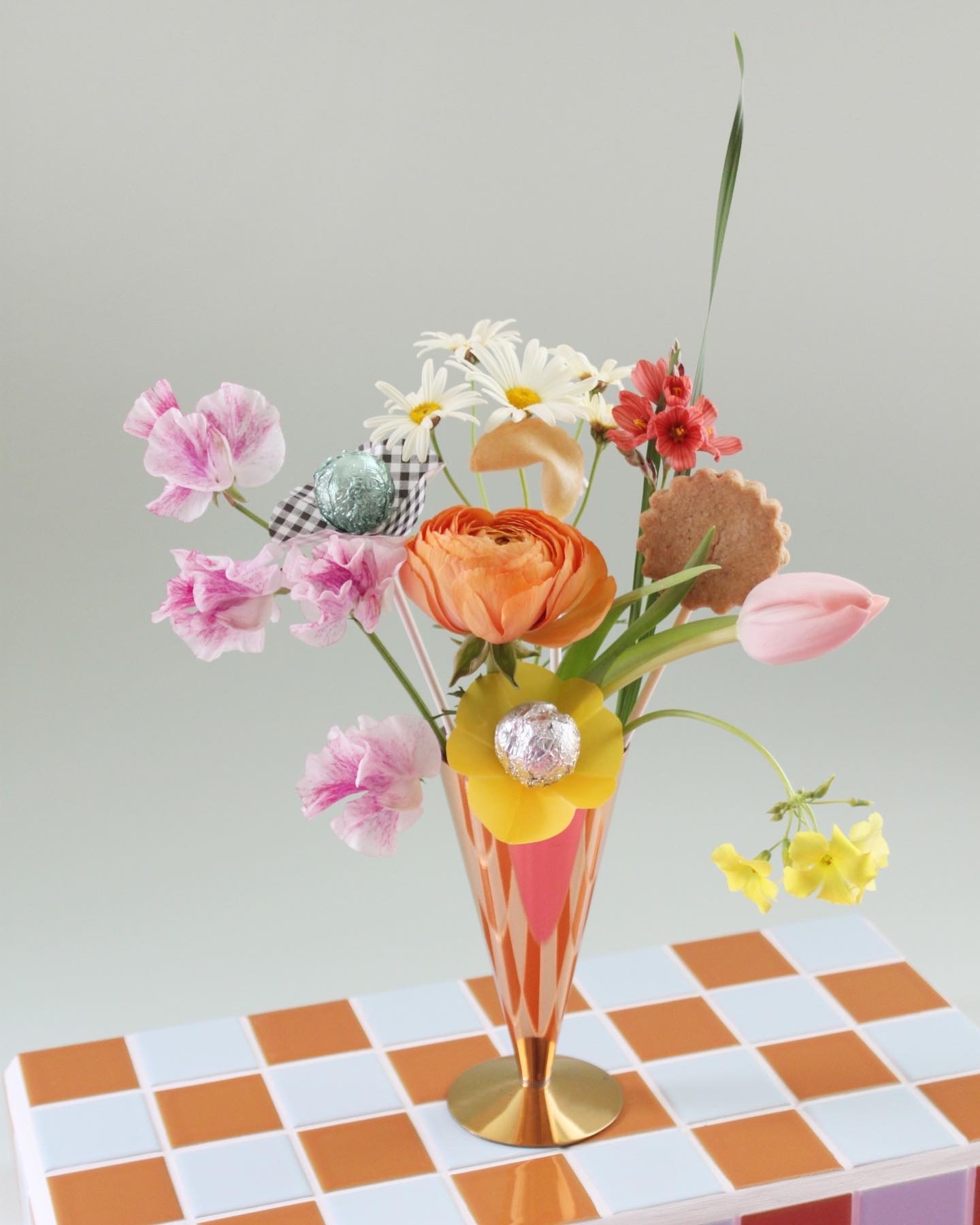 【ホワイトデー限定商品】flower&cookie bouquet