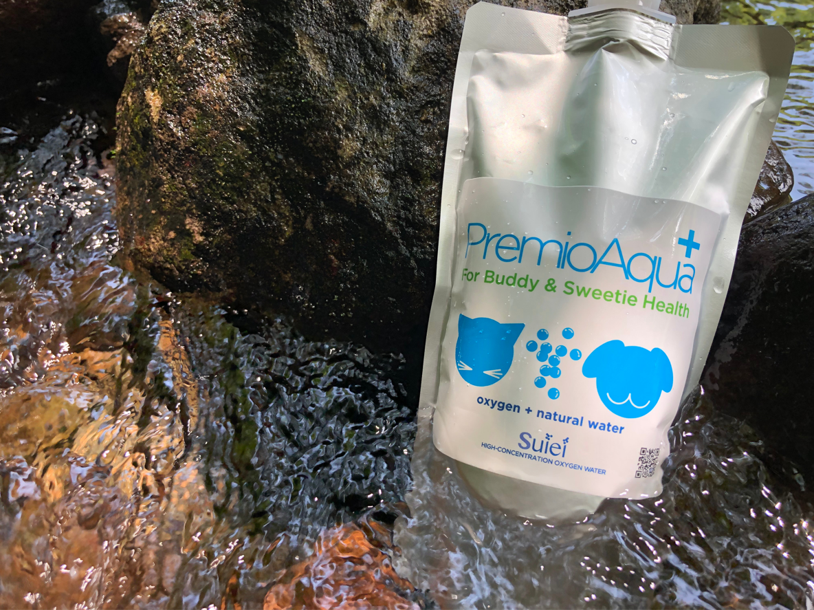 ペット用酸素水『PremioAqua+』(プレミオアクアプラス)販売開始しました！