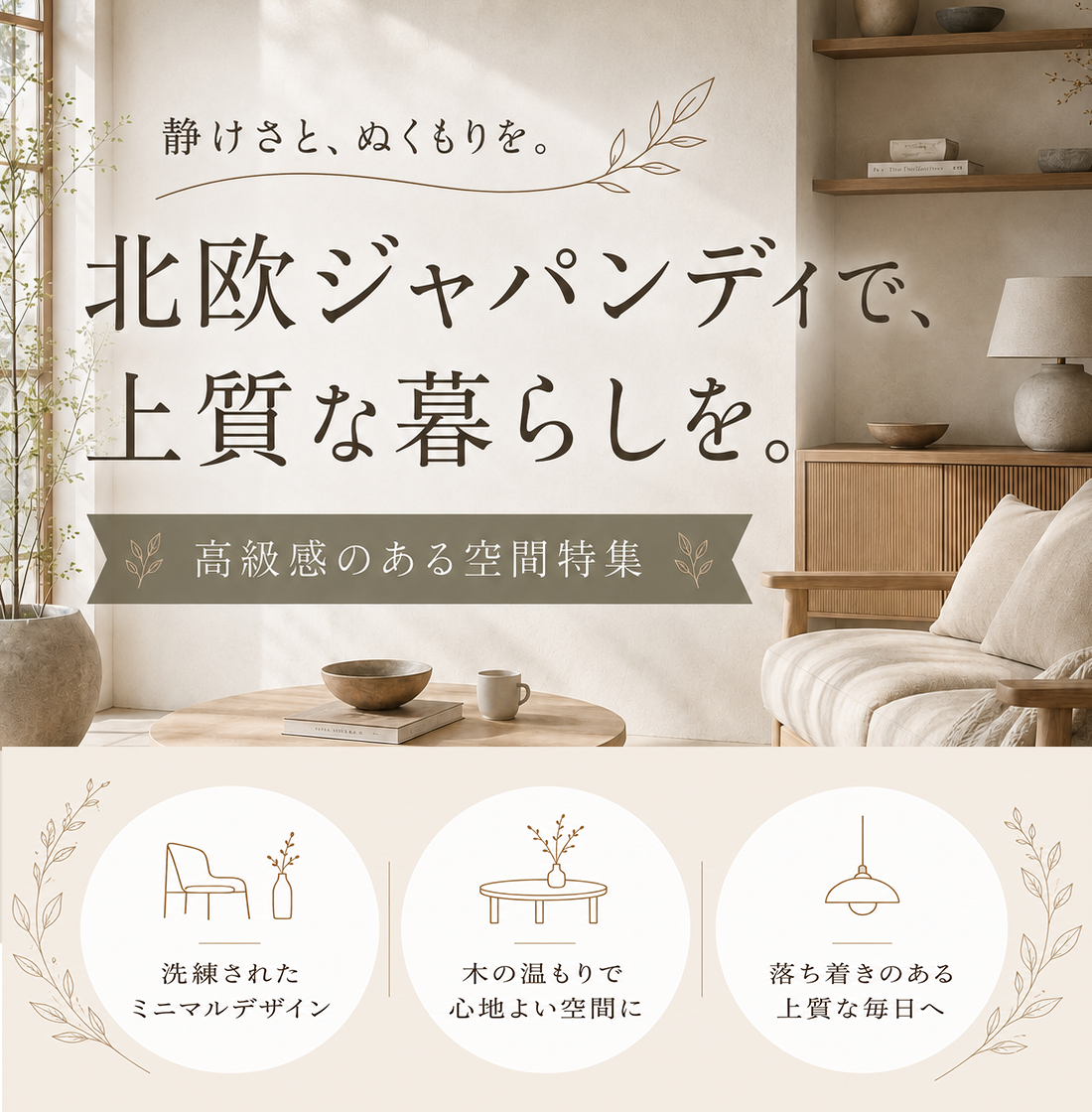 【特集】北欧ジャパンディで、上質な暮らしを。北欧モダン家具特集。
