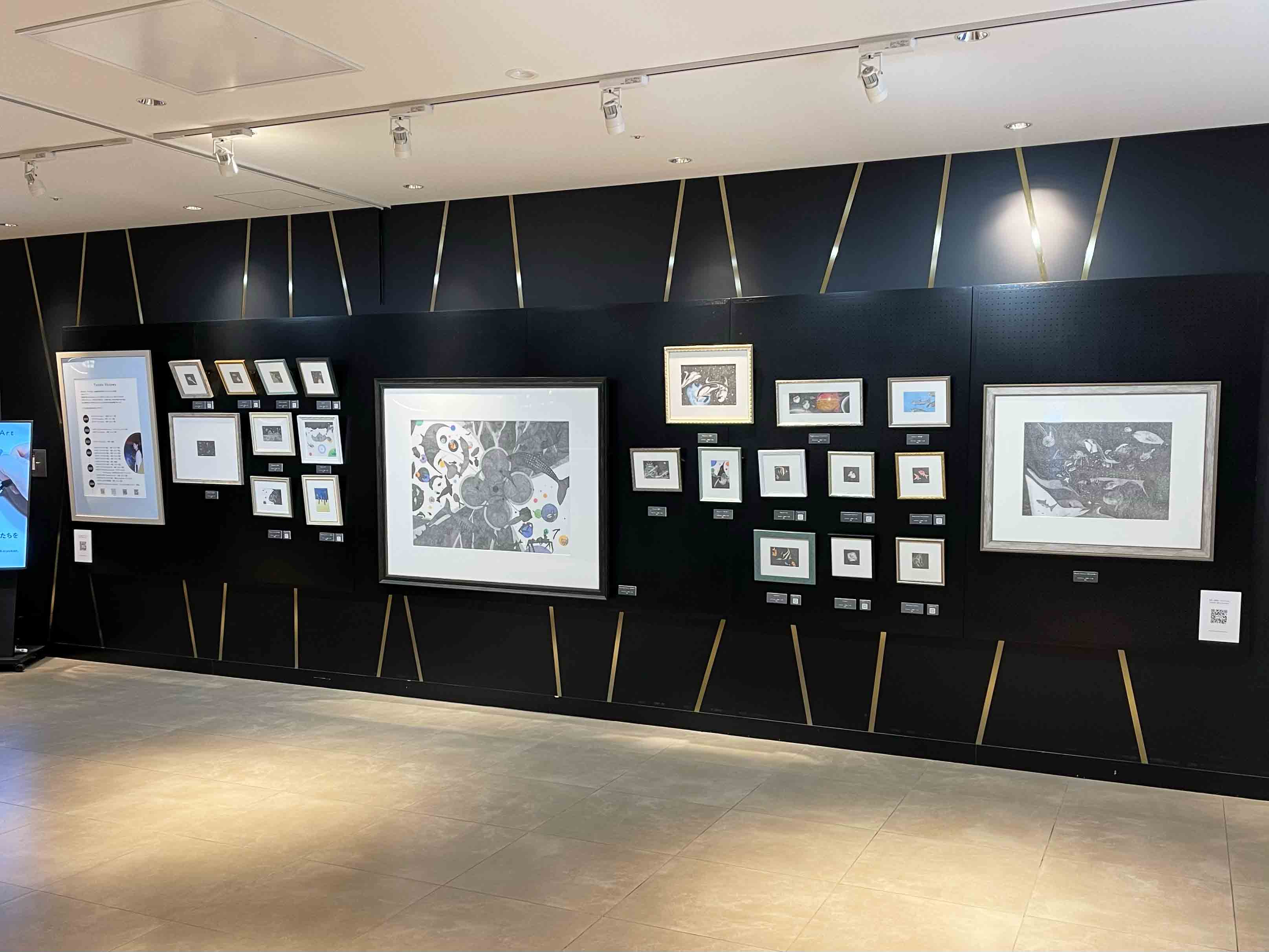 作品を追加展示しました！「海宙Ⅰ」Yutaka Ebisawa 展 in アートホテル大阪ベイタワー