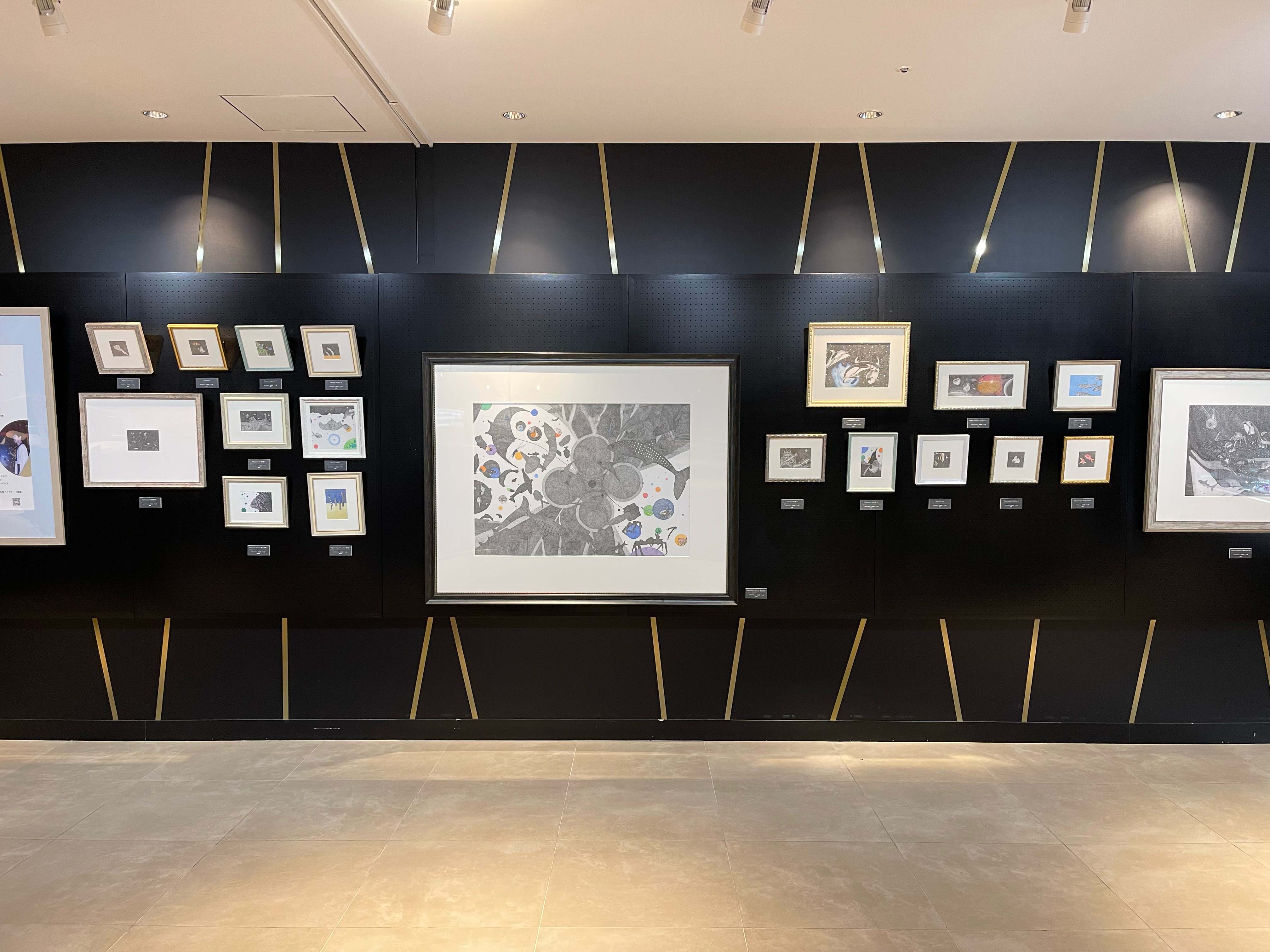 8月の在廊日程：「海宙Ⅰ」Yutaka Ebisawa 展 in アートホテル大阪ベイタワー