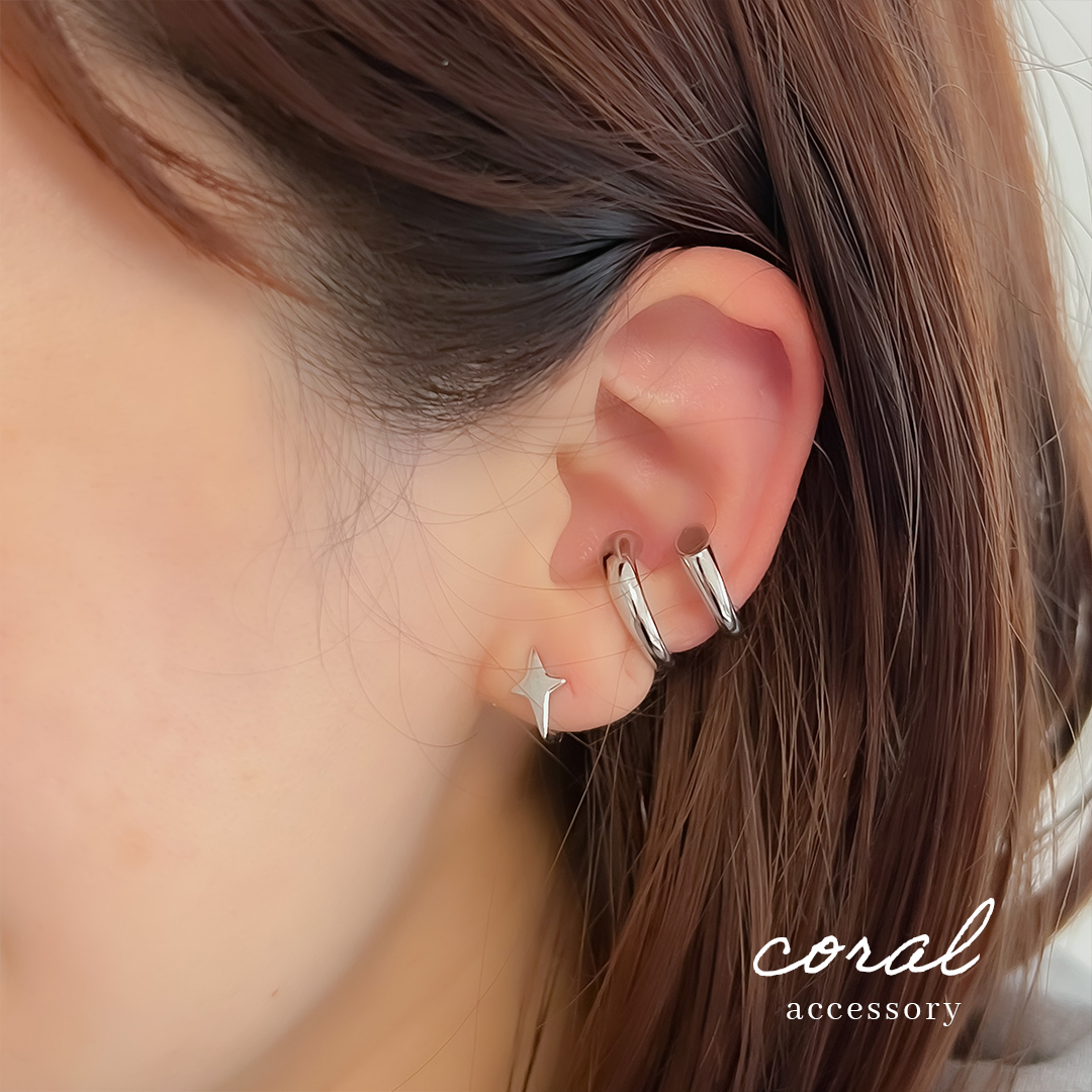 イヤカフ重ねづけの、ススメ✨