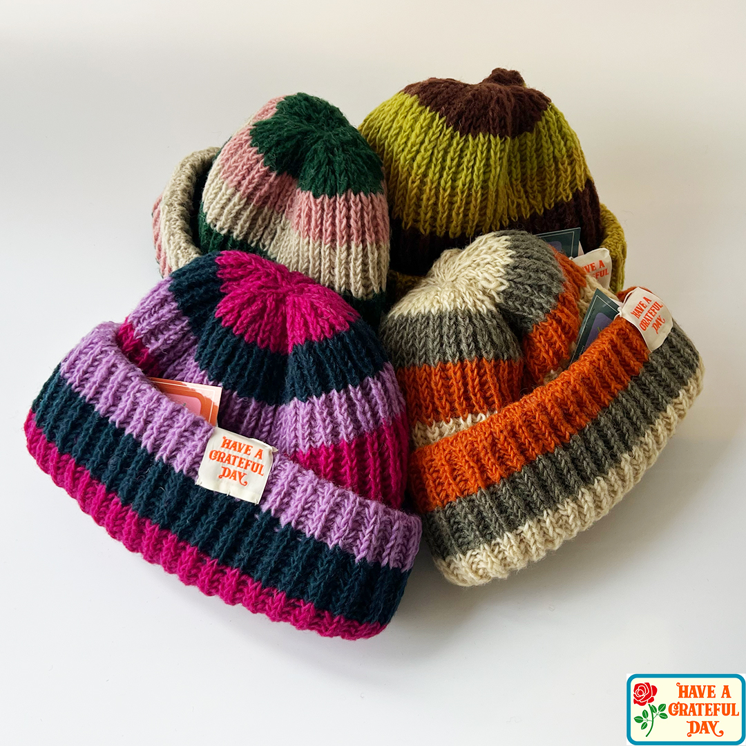 New arrival!! 【HAVE A GRATEFUL DAY】KNIT CAP