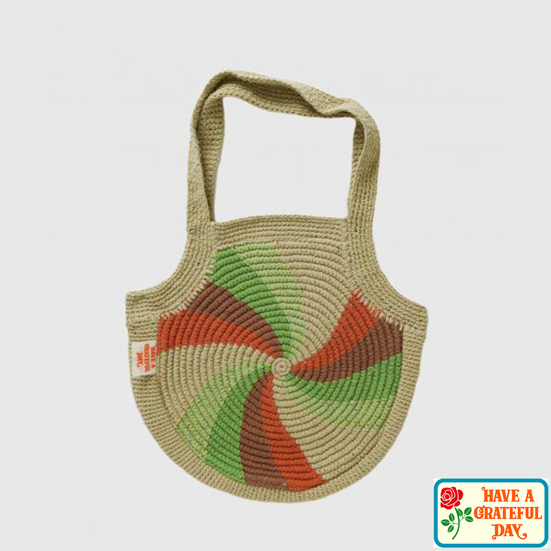New!!【HAVE A GRATEFUL DAY】CROCHET TOTE BAG
