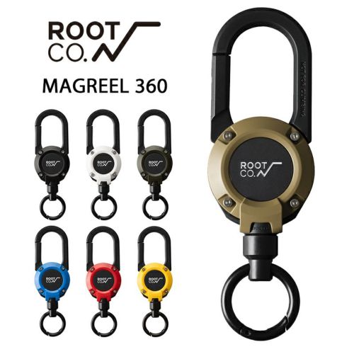 【ROOT CO.】マグネット内蔵型リールカラビナ GRAVITY MAG REEL 360