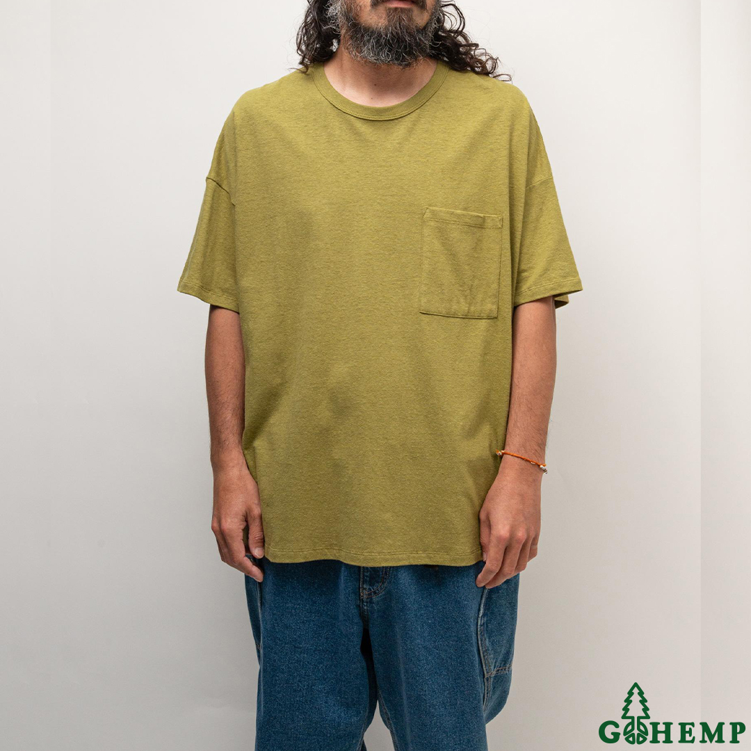 New color!! 【GOHEMP】WIDE POCKET TEE / GHC4290RG