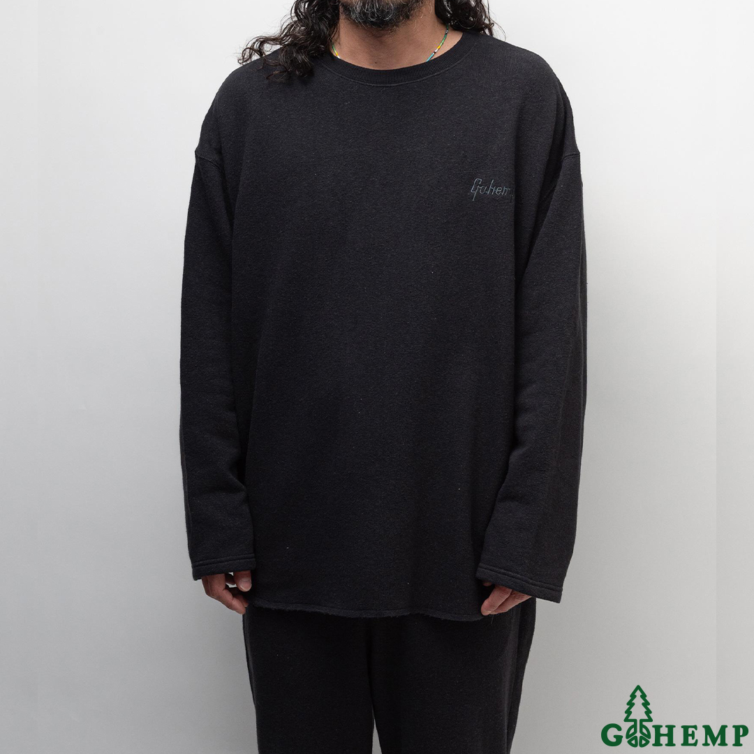 【GOHEMP】LOOSE ROUND 3/4SL TEE / GGHC4492ECL