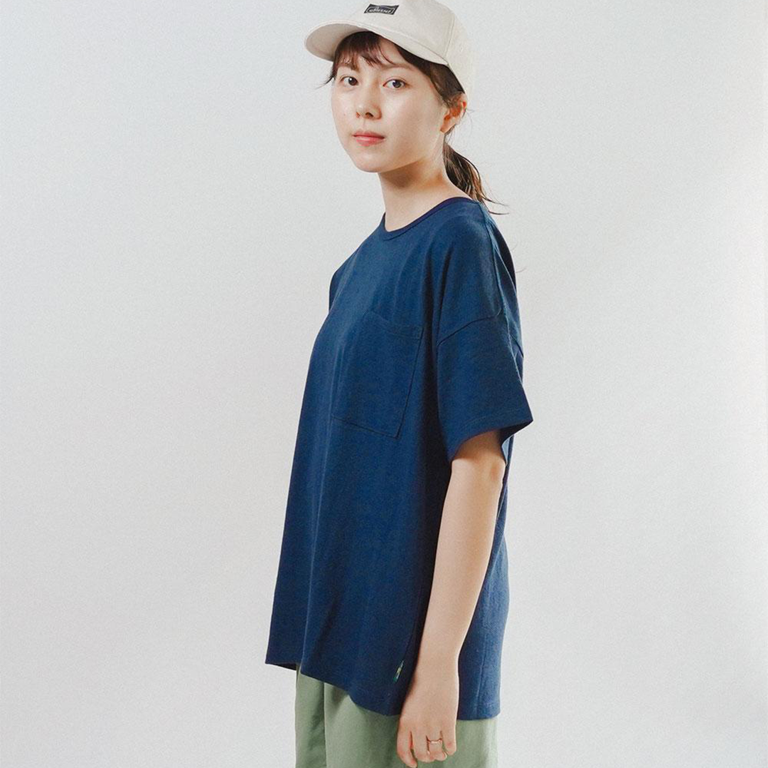 RESTOCK!!【GOHEMP】WIDE POCKET TEE