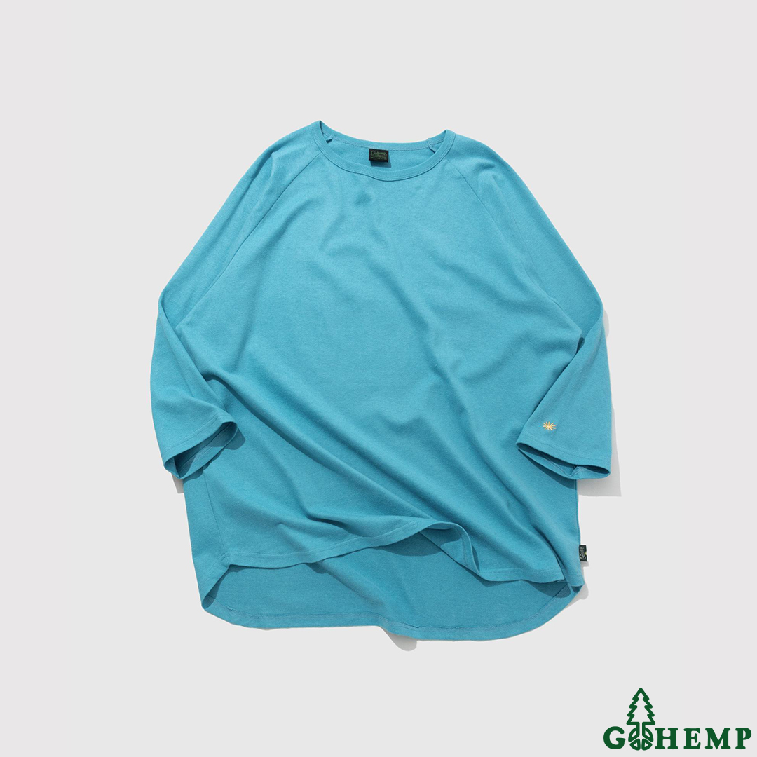 【GOHEMP】WIDE BASEBALL TEE (10oz jersey)