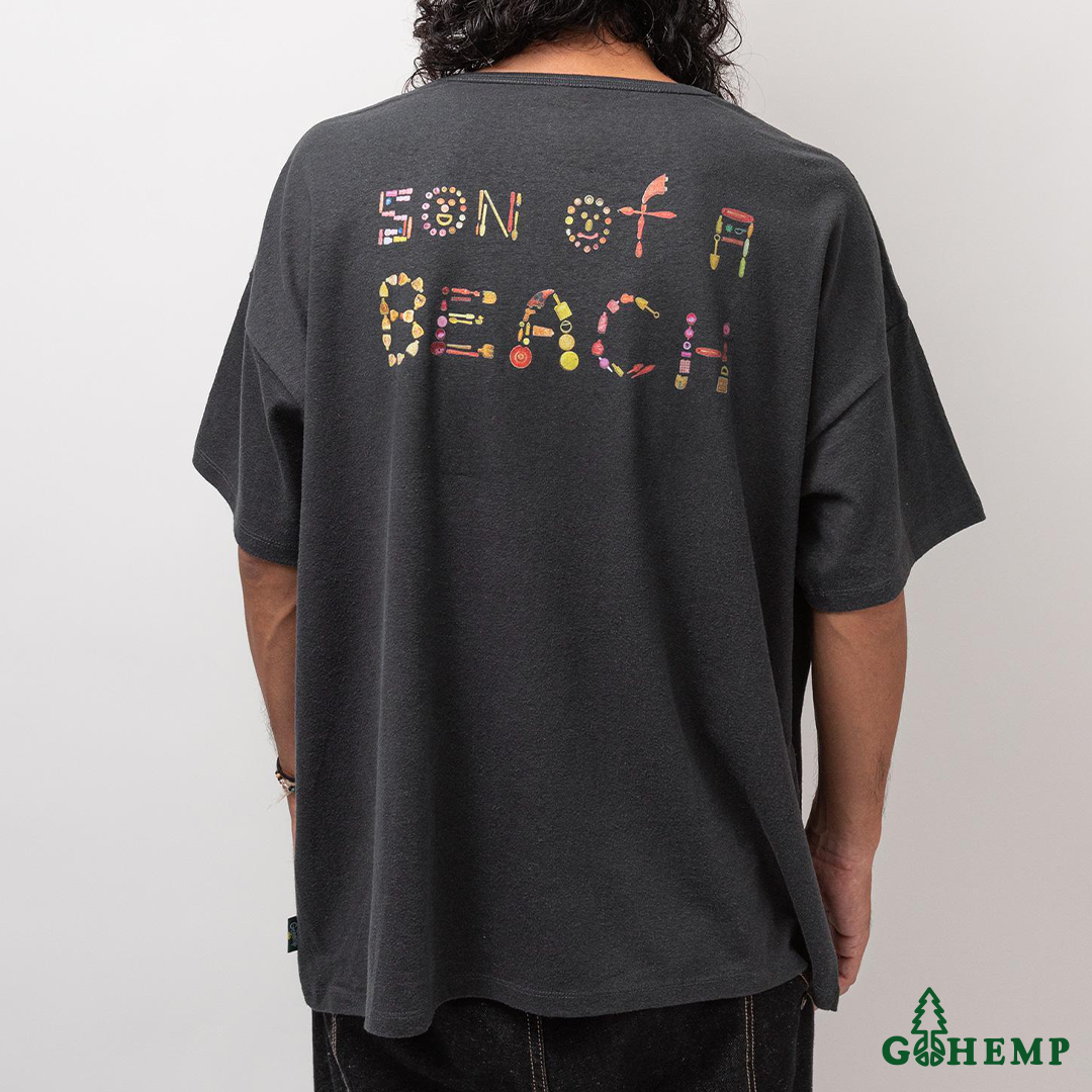 New!!【GOHEMP】SON OF A BEACH WIDE POCKET TEE