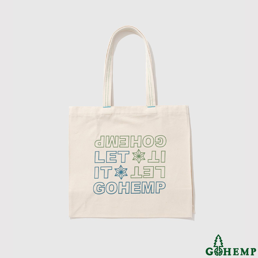 【GOHEMP】LET IT GOHEMP ECO BAG / GHG0224LTG