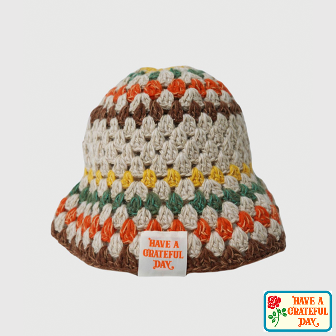 NEW!!【HAVE A GRATEFUL DAY】CROCHET HAT