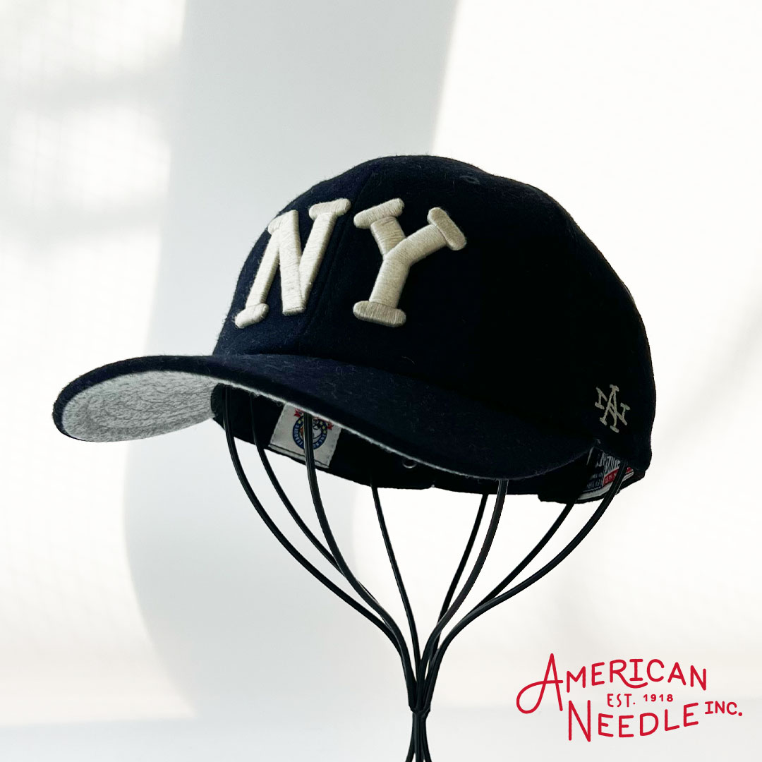 【AMERICAN NEEDLE】NEW YORK BLACK YANKEES CAP