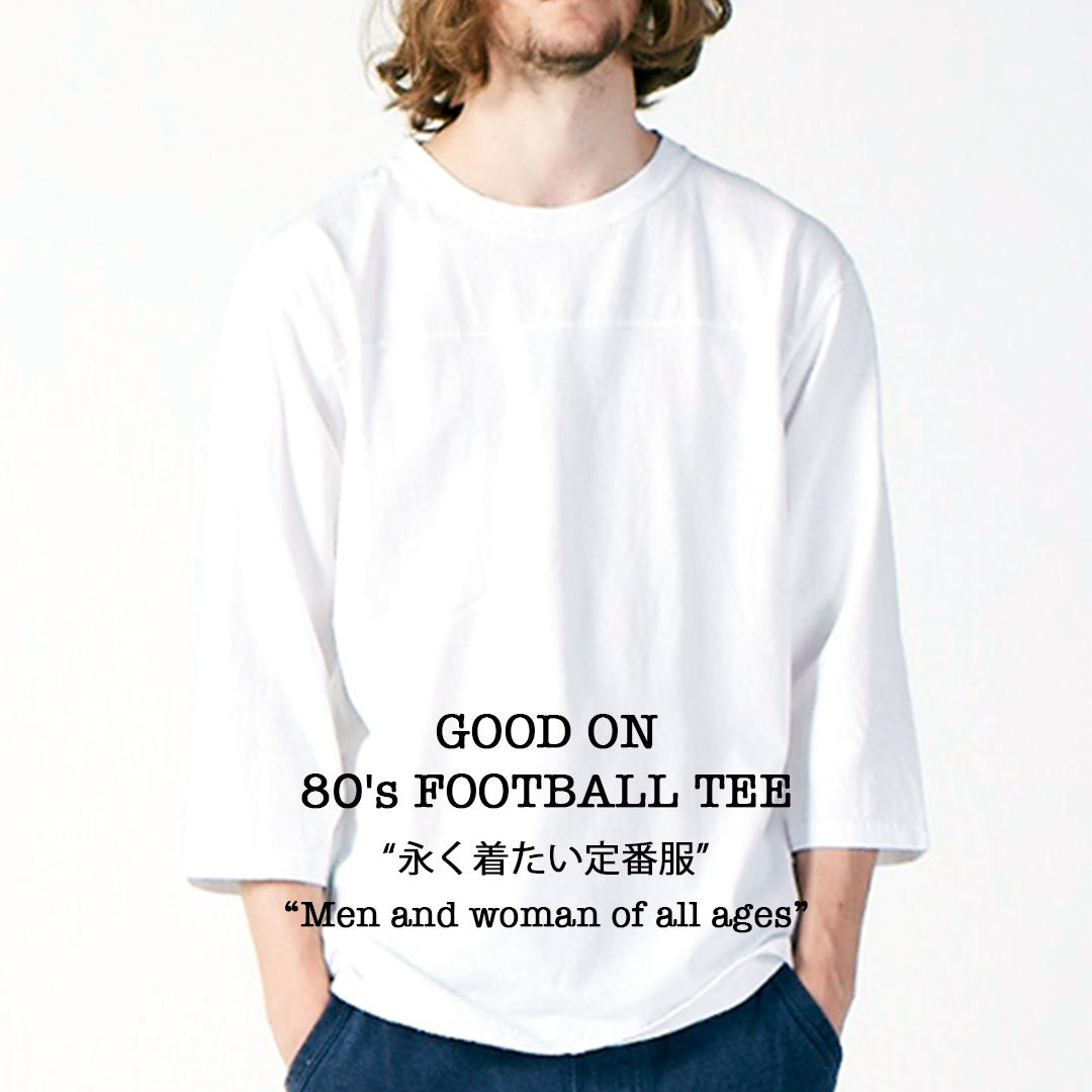 RESTOCK!!【Good On】80's FOOTBALL TEE