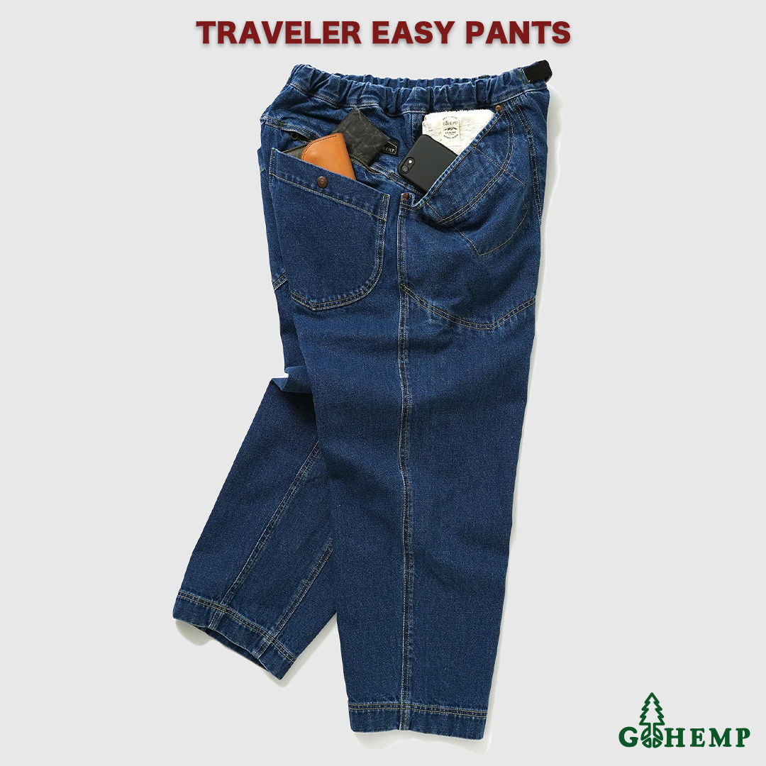 RESTOCK!!【GOHEMP】TRAVELER EASY PANTS / USED WASH