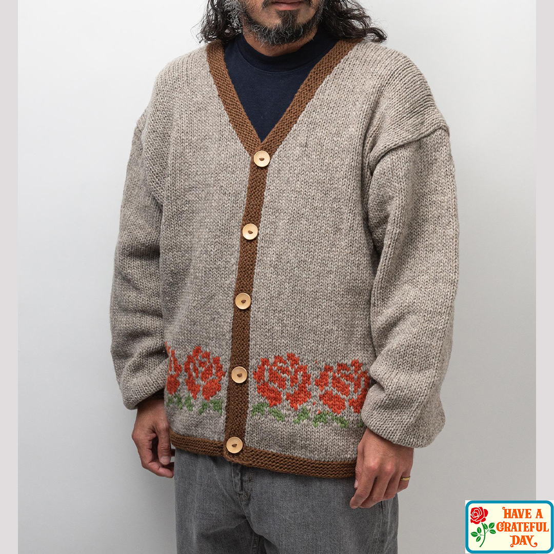New arrival!! 【HAVE A GRATEFUL DAY】KNIT CARDIGAN
